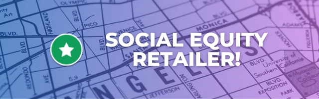 Look for the Social Equity Retailer Icon