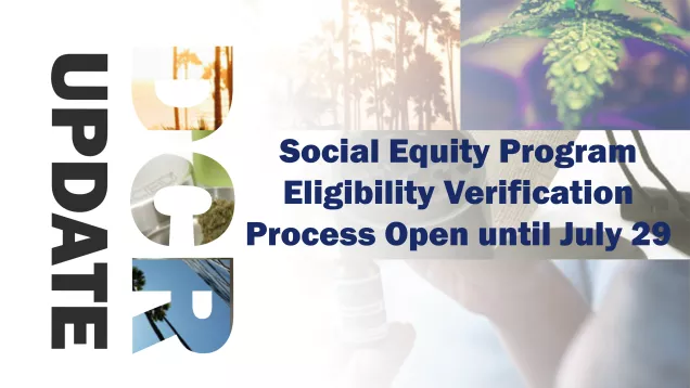 Social Equity Program Eligibility Verification Process now Open
